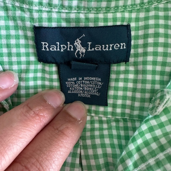Boys Ralph Lauren Polo Shirt Bundle Size 6 Button Down & Long Sleeve Lot of 5 - Picture 9 of 15